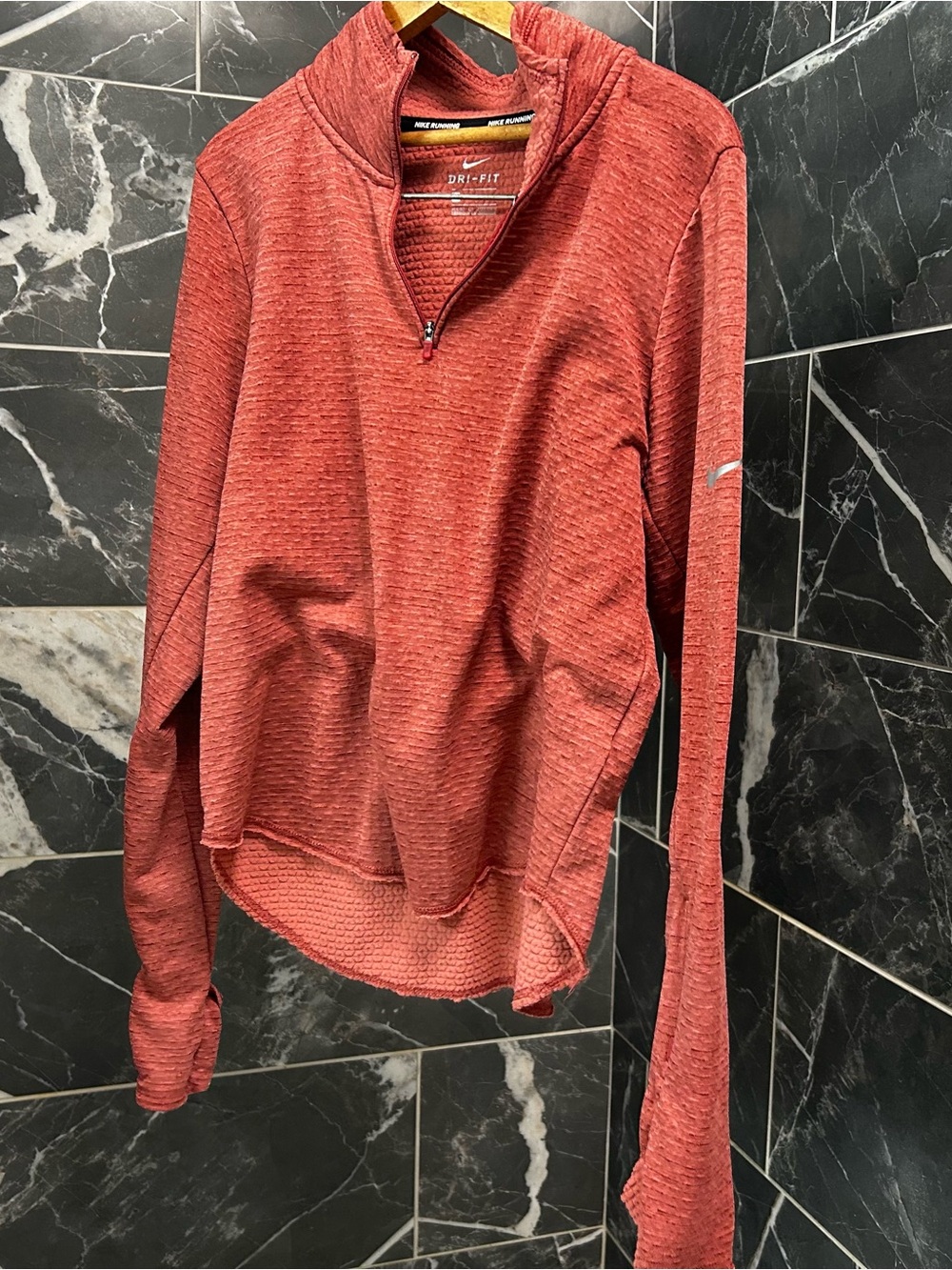Nike Dri-FIT Red Half-Zip Performance Women’s Top